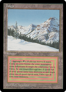 Taiga (BB) | 3rd Edition - Black Border - Italian | Star City Games