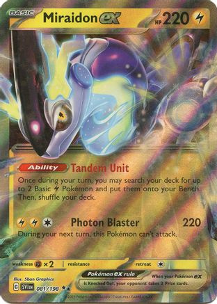 Miraidon ex - 081/198 81 - SV01 Scarlet Violet Base Set Holofoil