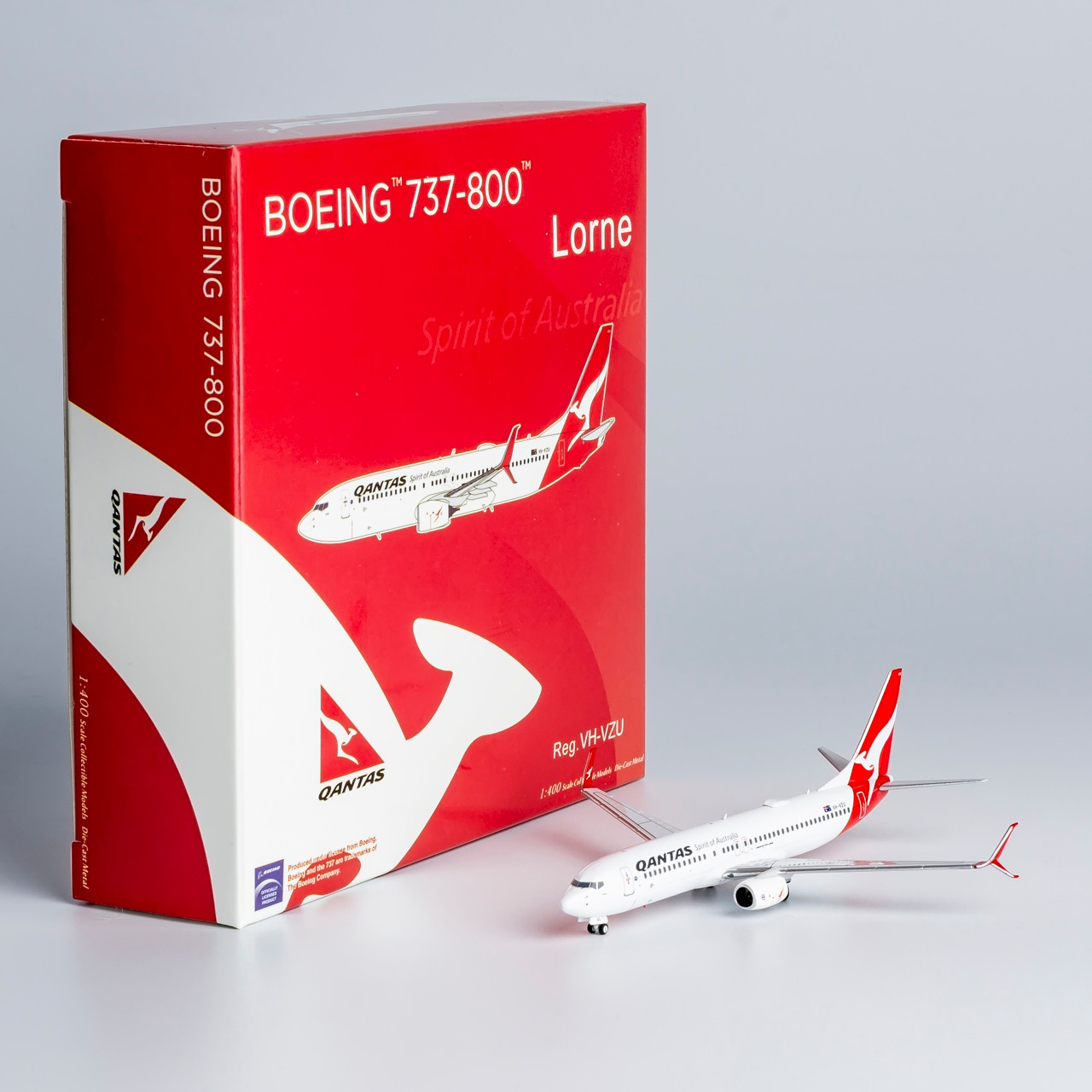NG Models Qantas 737-800/w 1st Qantas Boeing 737 to wear the split