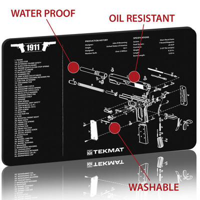 1911 Gun Cleaning Mat