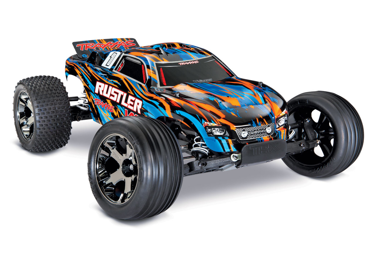 Traxxas Rustler VXL Brushless 1/10 RTR Stadium Truck (OrangeX) w