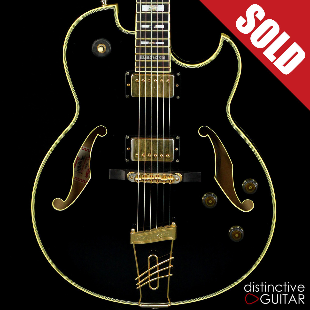 Ibanez PM120 Pat Metheny Signature Hollowbody Black