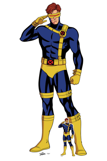 X-MEN のサイクロプス 段ボール切り抜き 公式マーベル等身大スタンディ