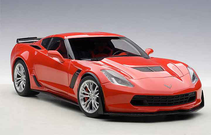 1/18 AUTOart Chevrolet Corvette C7 Z06 (Torch Red) Diecast Car