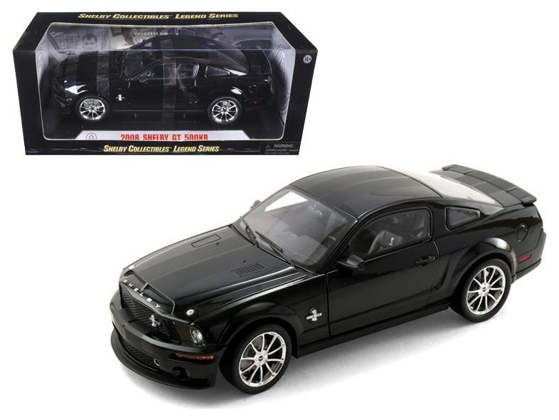 1/18 Shelby Collectibles 2008 Ford Shelby GT 500KR (Black) Diecast
