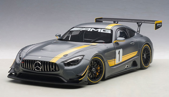 1/18 AUTOart Mercedes-Benz Mercedes AMG GT3 Presentation Car (Grey