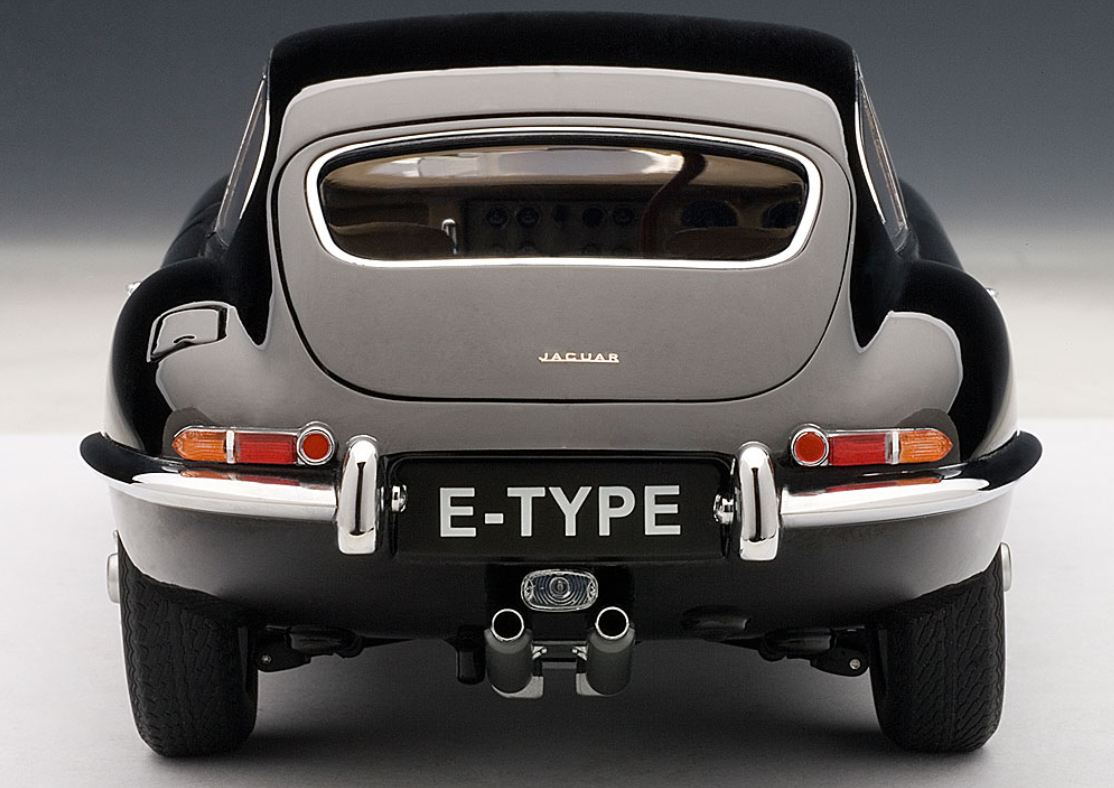 1/18 AUTOart JAGUAR E-TYPE COUPE SERIES I 3.8 (BLACK)(WITH METAL