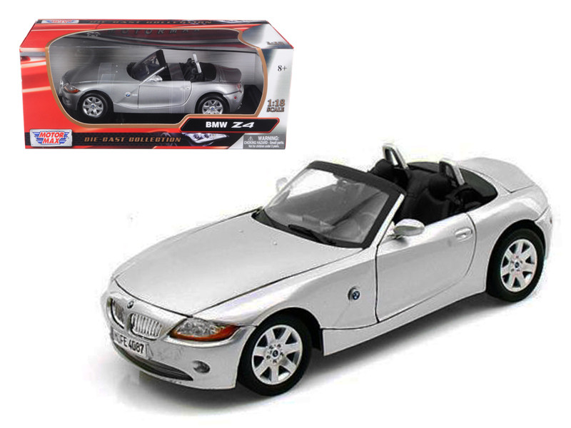 1/18 Motormax E85/E86 Z4 (2002–2008) BMW Z4 Convertible (Silver