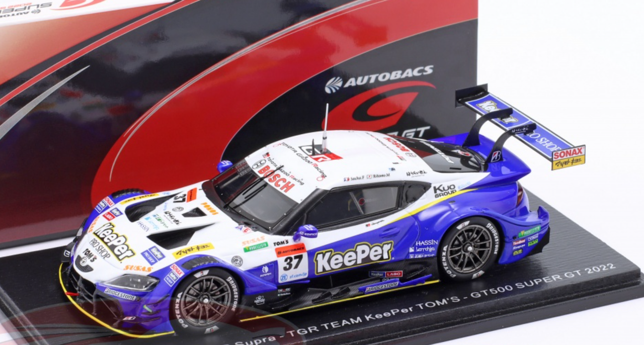 1/43 Spark 2022 Toyota KeePer TOM'S GR Supra No.37 TGR TEAM KeePer