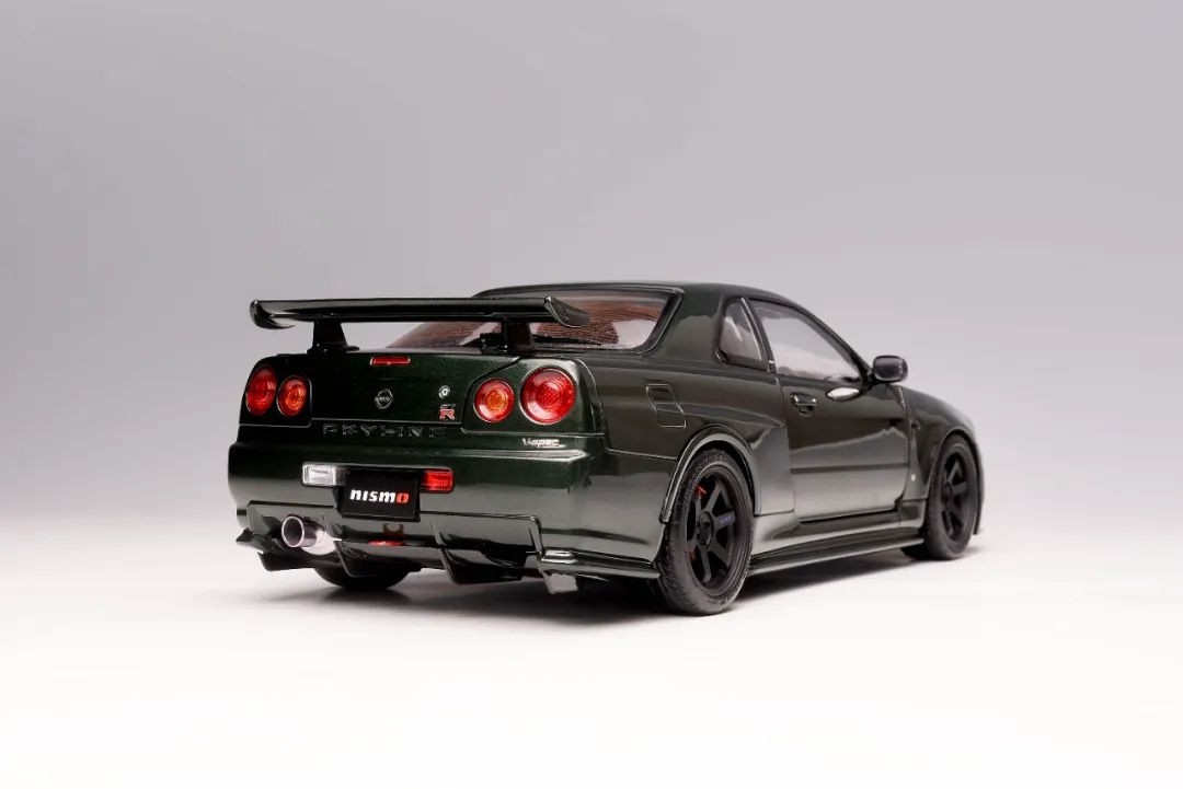 1/18 Motorhelix Nissan Skyline GT-R GTR (R34) CRS VER (Dark Green