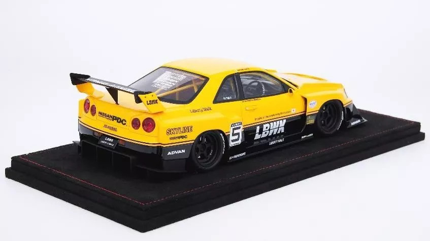 1/18 Inno Nissan Skyline GT-R GTR R34 LBWK ER34 Super Sihouette