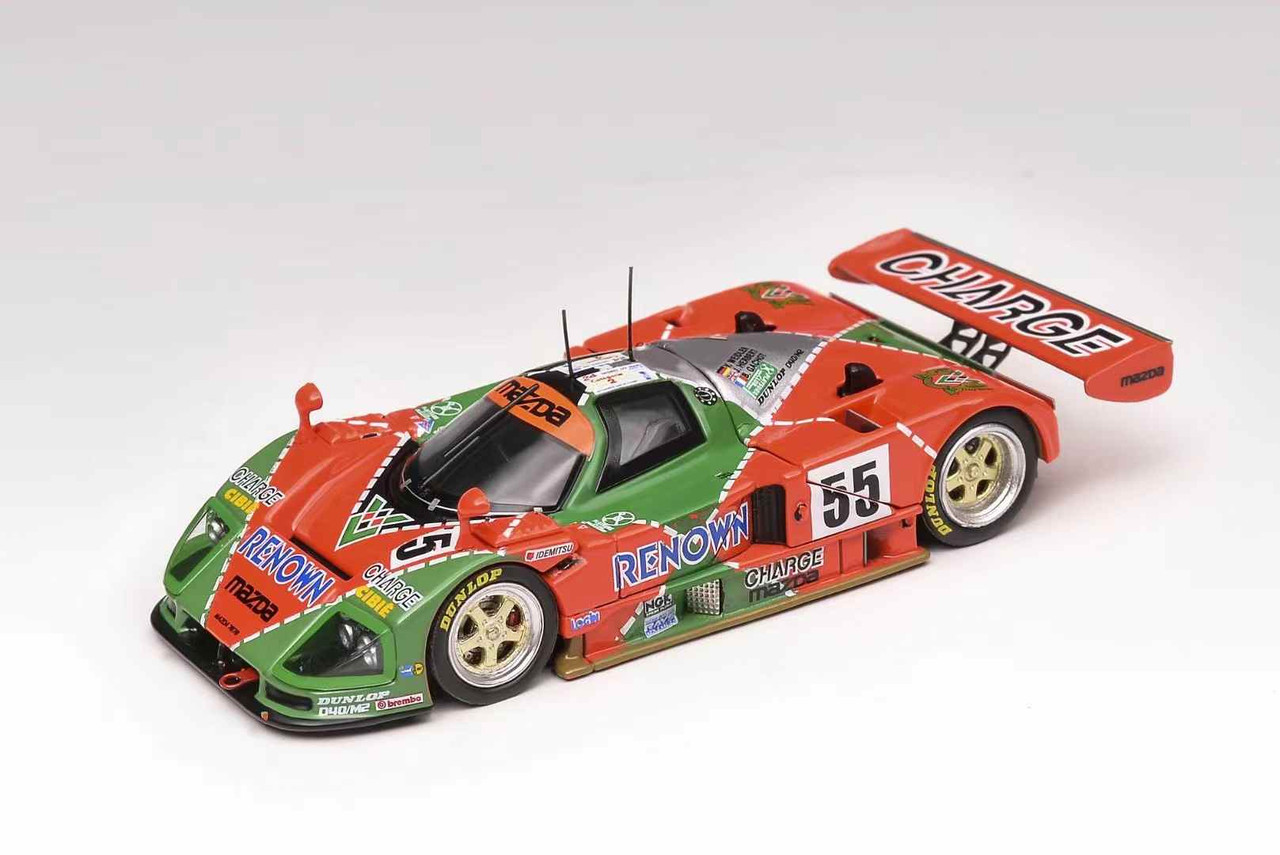 1/64 Motorhelix Mazda 787B #55 Diecast Car Model - LIVECARMODEL.com