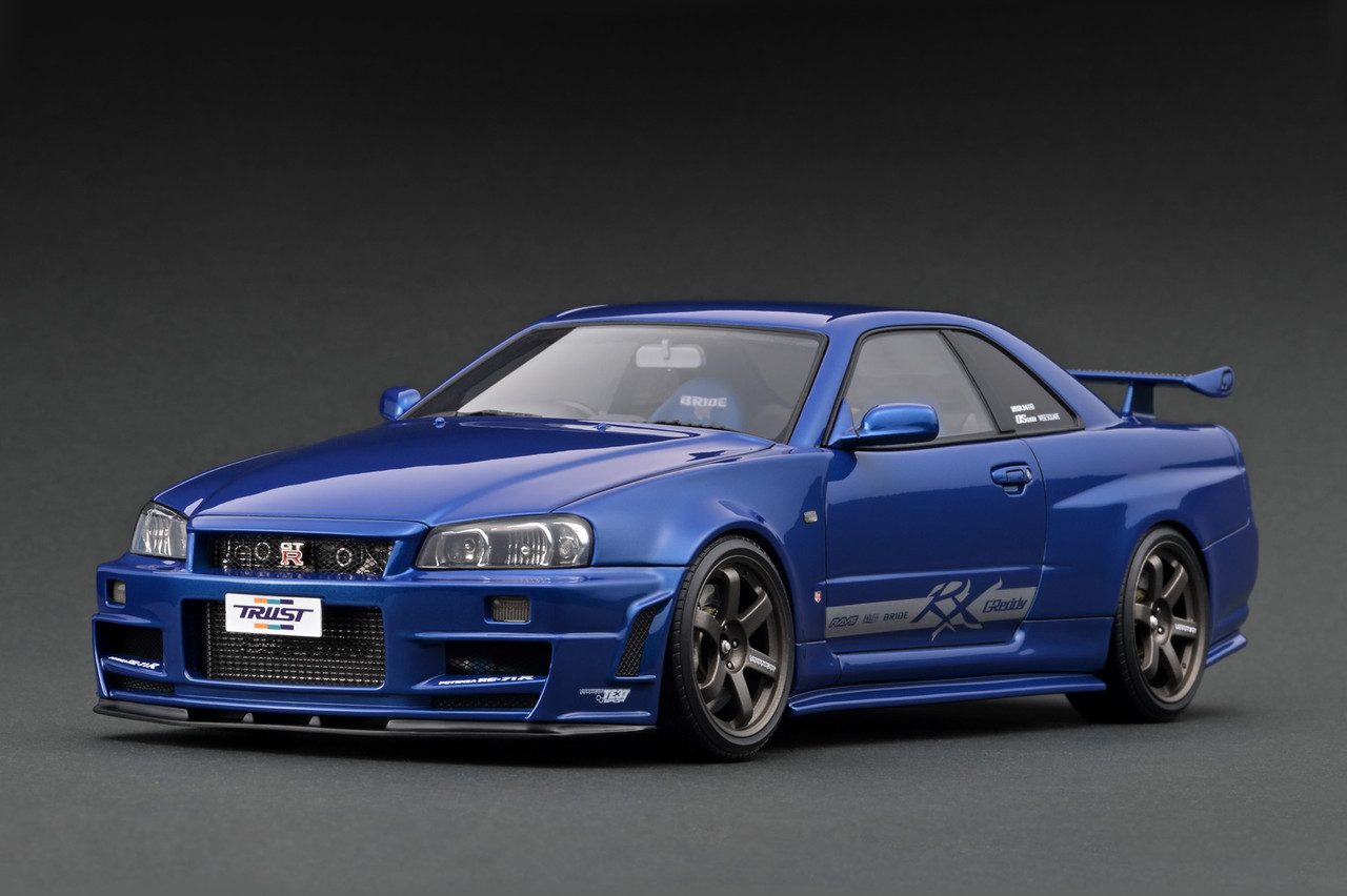 1/18 Ignition Model Nissan Skyline GT-R GTR R34 TRUST GReddy 34RX