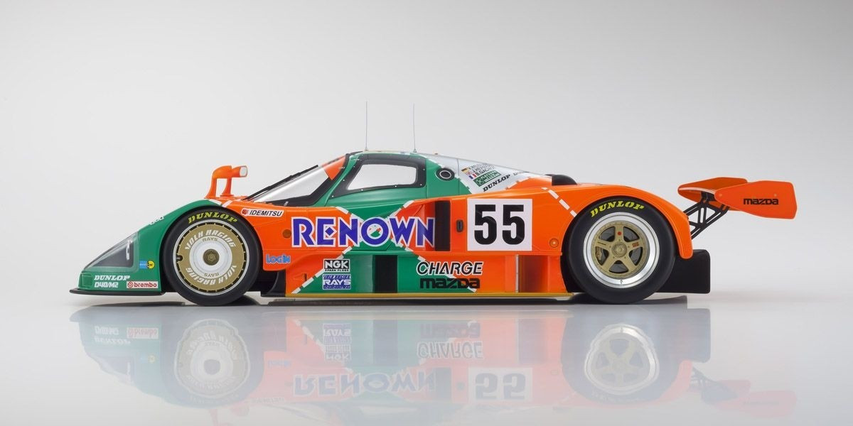 1/12 Kyosho Mazda 787B No.55 Resin Car Model - LIVECARMODEL.com