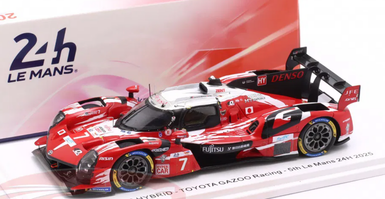 1/43 Spark Toyota GR010 - Hybrid No.7 TOYOTA GAZOO RACING 5th Le