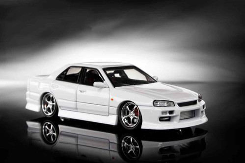 1/64 Mortal Nissan Skyline GT-R GTR R34 Uras ER34 (Pearl White