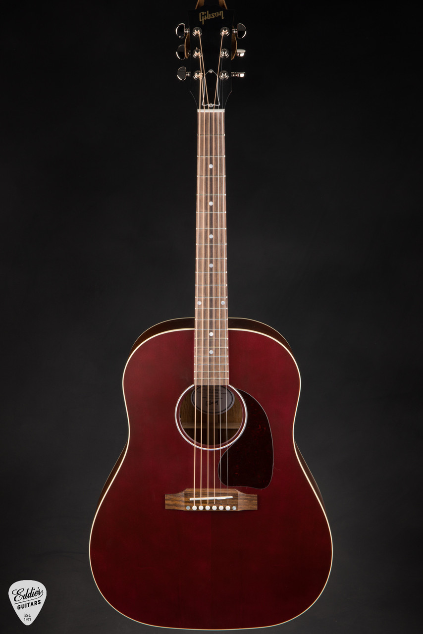 Gibson J-45 Special Satin Wine Red 4.8 #20585056 - Eddie's Guitars