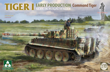 TAK02195 1:35 Takom Tiger I Early Command Tiger Sd.Kfz.267/268