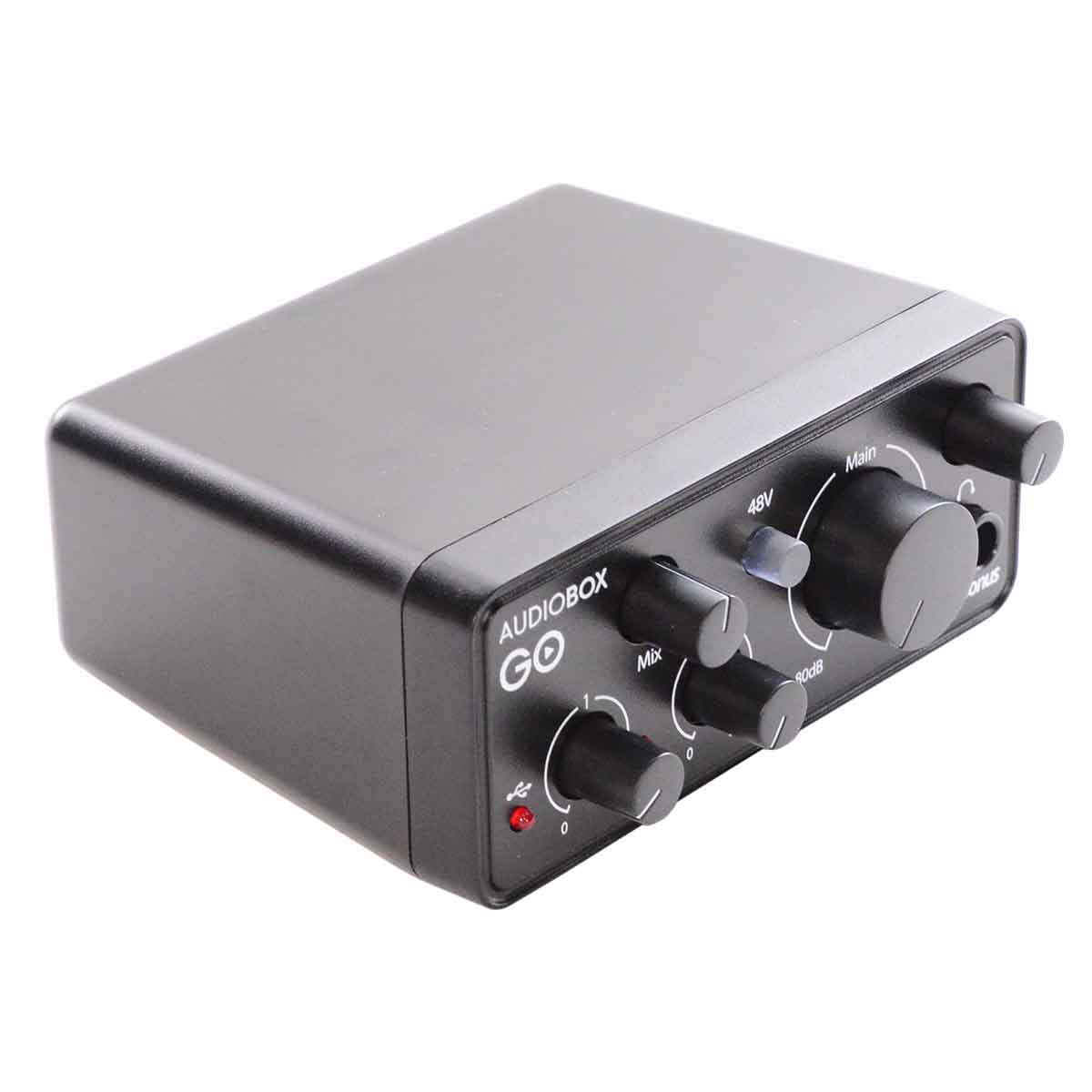 Presonus AudioBox GO Ultra-compact, mobile 2x2 USB audio interface