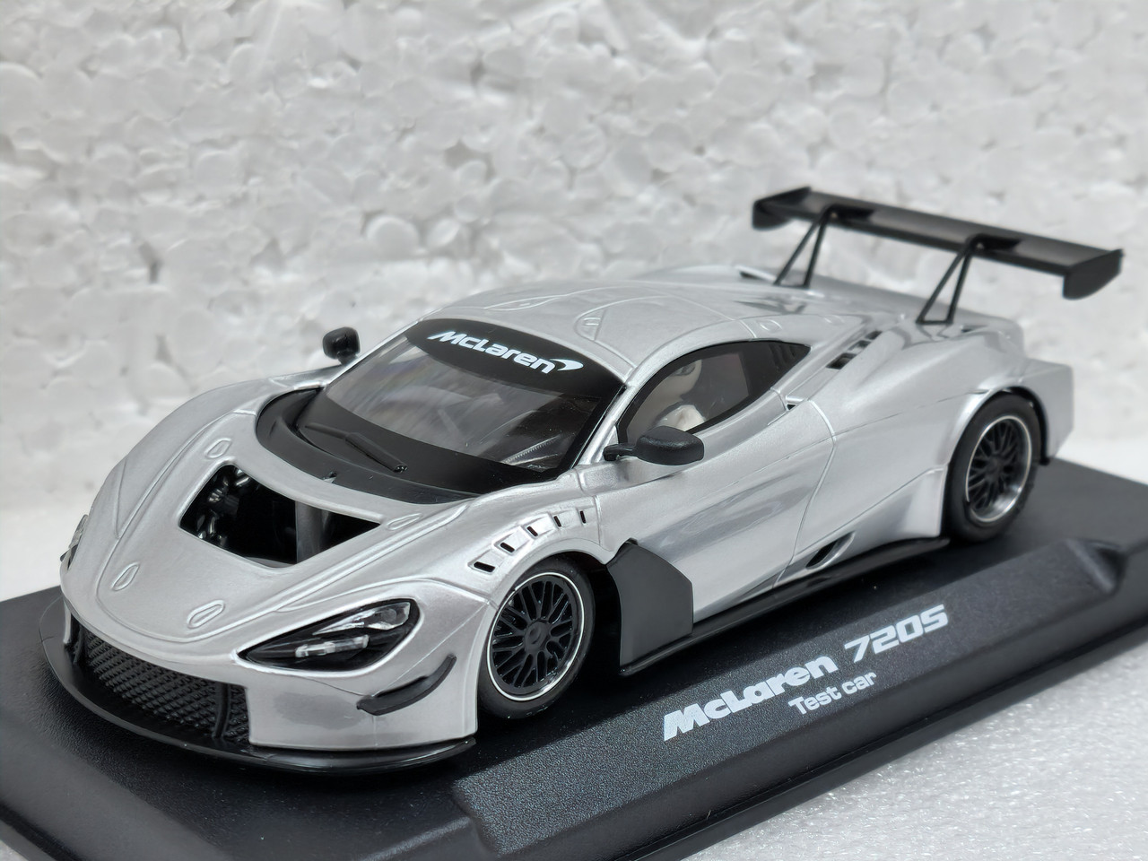 0239AW NSR McLaren 720S GT3 Test Car Silver 1:32 Slot Car - Great