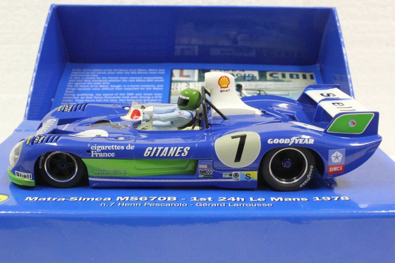 SICW18 Slot.it Matra-Simca MS670B - 1st 24H Le Mans 1974, #7 1:32