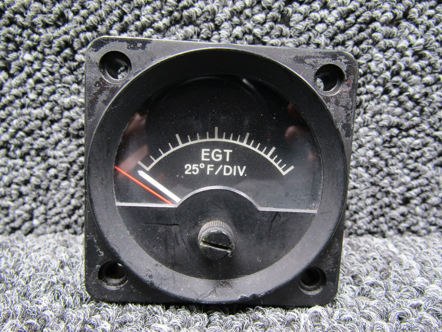 202A-7A Alcor Fogged Glass Exhaust Gas Temperature Indicator Assembly