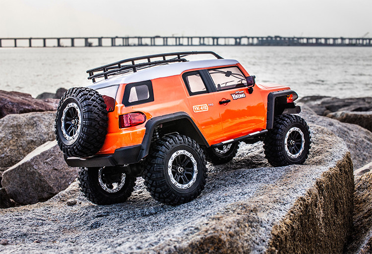 RC 1/10 TOYOTA FJ Cruiser 4X4 Truck 2-Speed Diff Locks *RTR* ORANGE