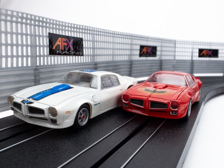 AFX Mega-G+ 1973 Pontiac Firebird Trans Am Red HO Slot Car - BRS