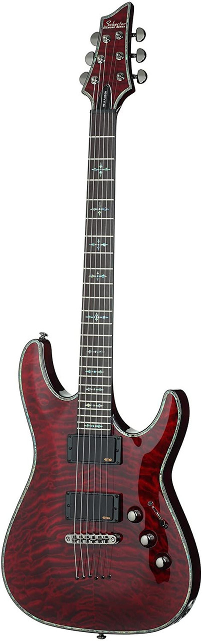 Schecter Hellraiser C-1 Electric Guitar (Black Cherry) - Guitars Plus