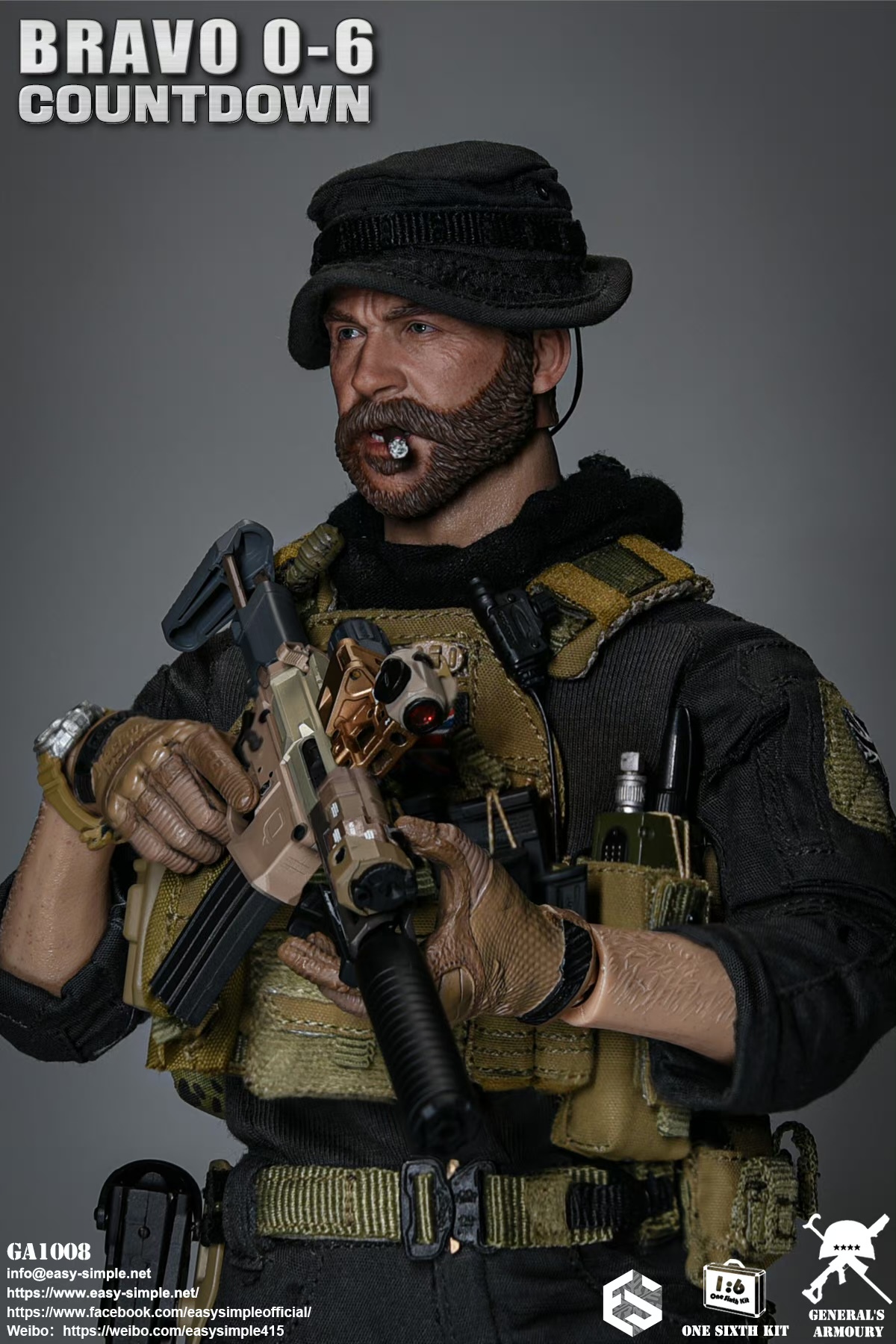 General's Armoury (GA1008) 1/6 Scale Bravo 0-6 Countdown Figure