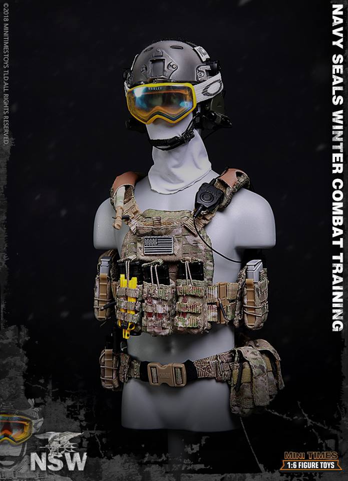 1/6 Scale US Navy SEAL Winter Combat Training Figure (M011) by