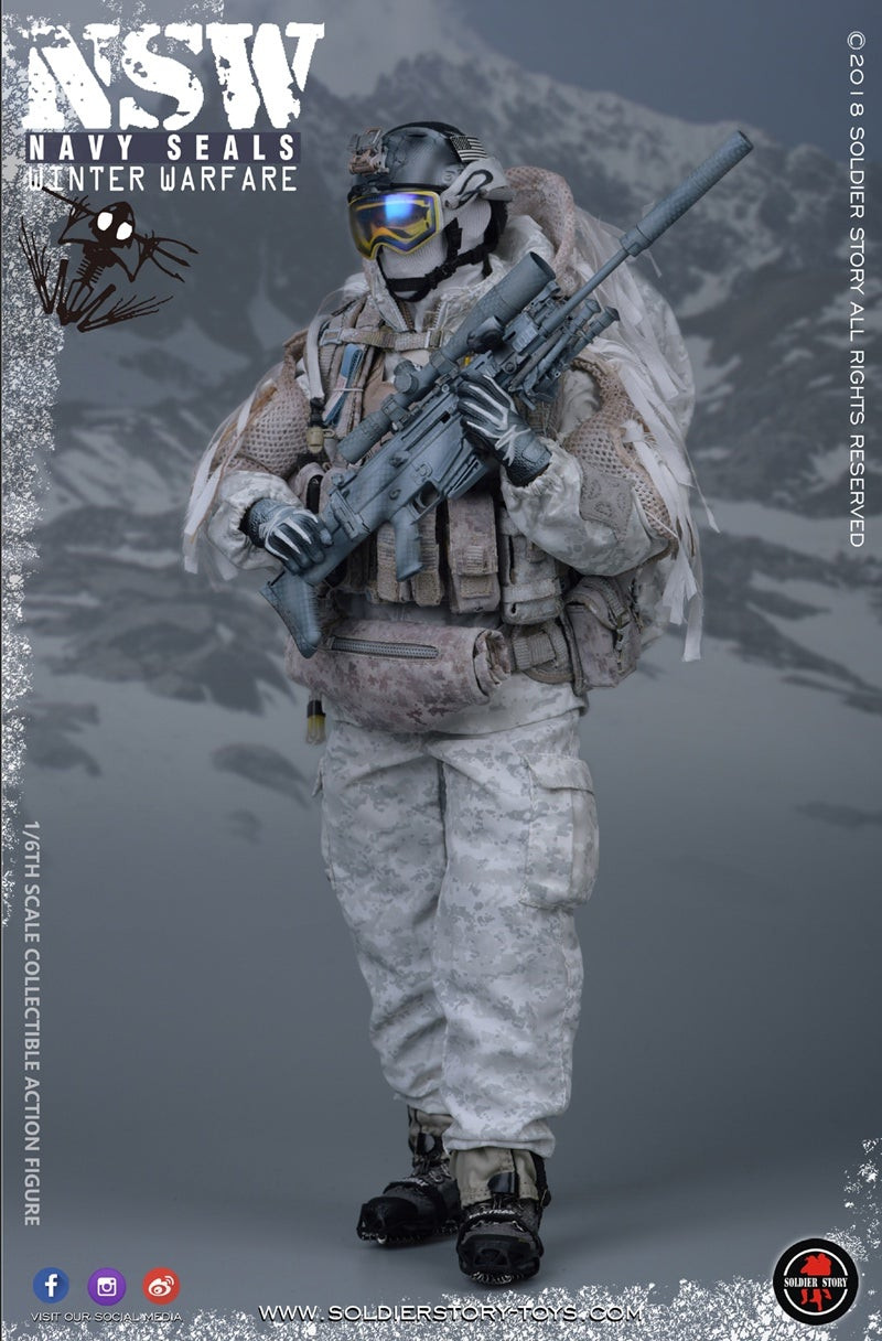 Soldier Story SS109 NSW Navy SEAL Winter Warfare “Marksman” 1/6th