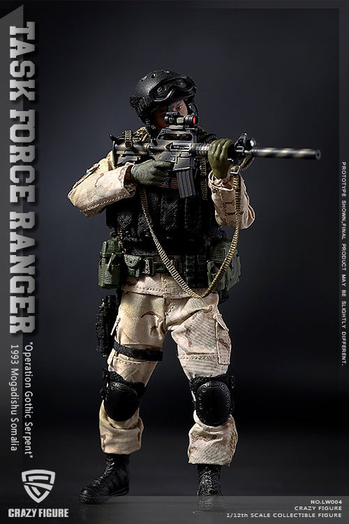 Crazy Figure [CF-LW004] 1/12 Scale US Delta Special Force Figure