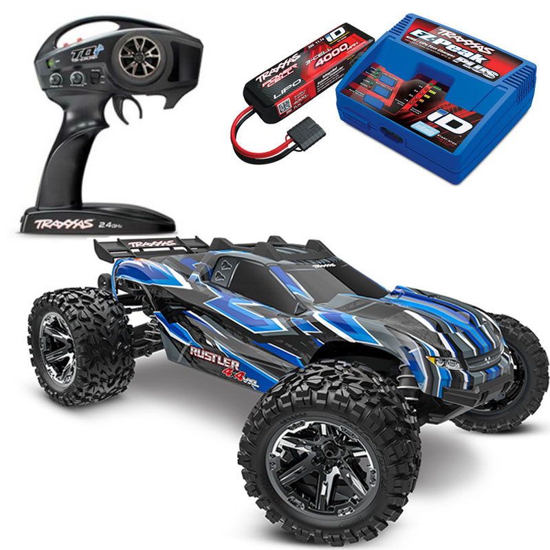 Traxxas Rustler 4X4 VXL Brushless RTR Stadium Truck w/TSM & TQi