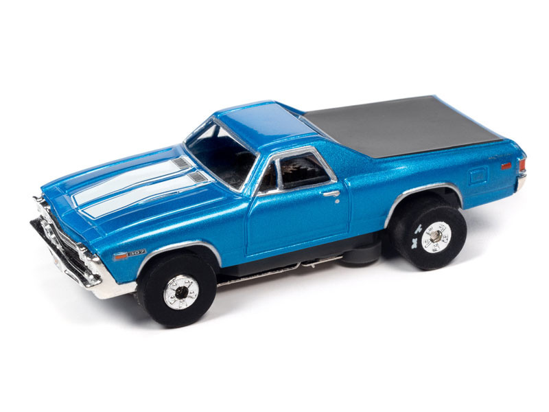 Auto World 1969 Chevrolet El Camino (Blue) Thunderjet HO Slot Car