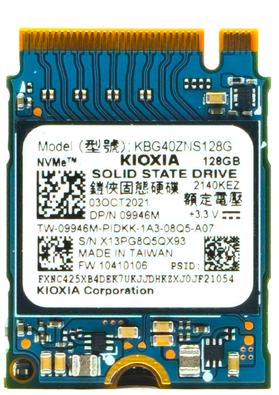 Toshiba KBG30ZMS128G - 128GB PCIe NVMe M.2 2230 Solid State SSD Drive