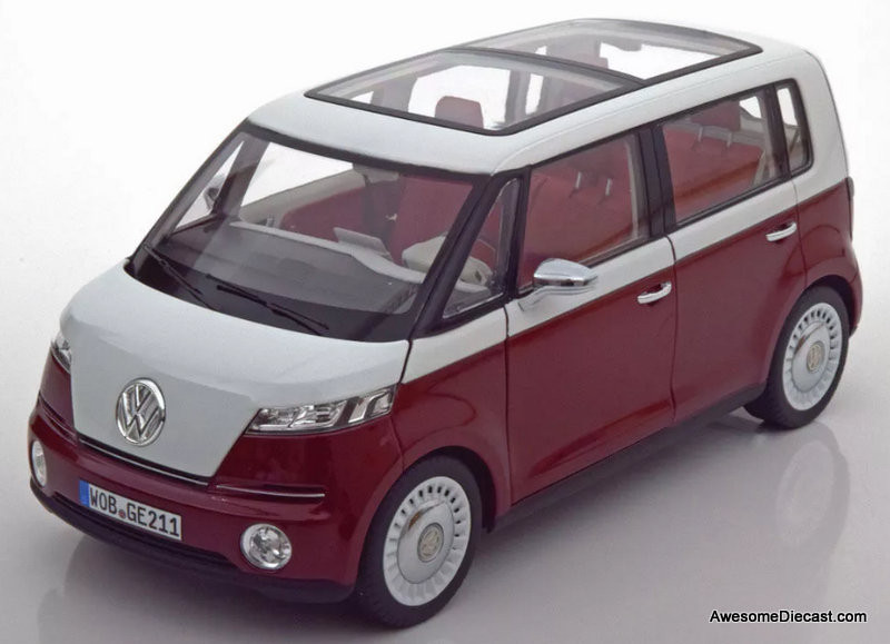 Norev, 1:18, Volkswagen, ID Buzz Bulli, Concept Car, Red/White,