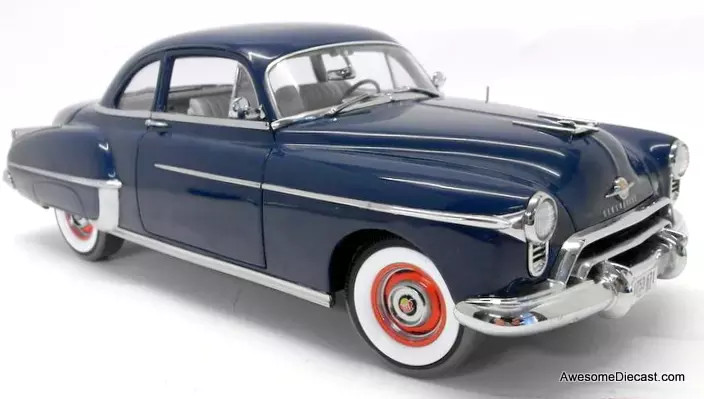 1950 Oldsmobile 88 Coupe, Blue 1:18 Diecast Model by American