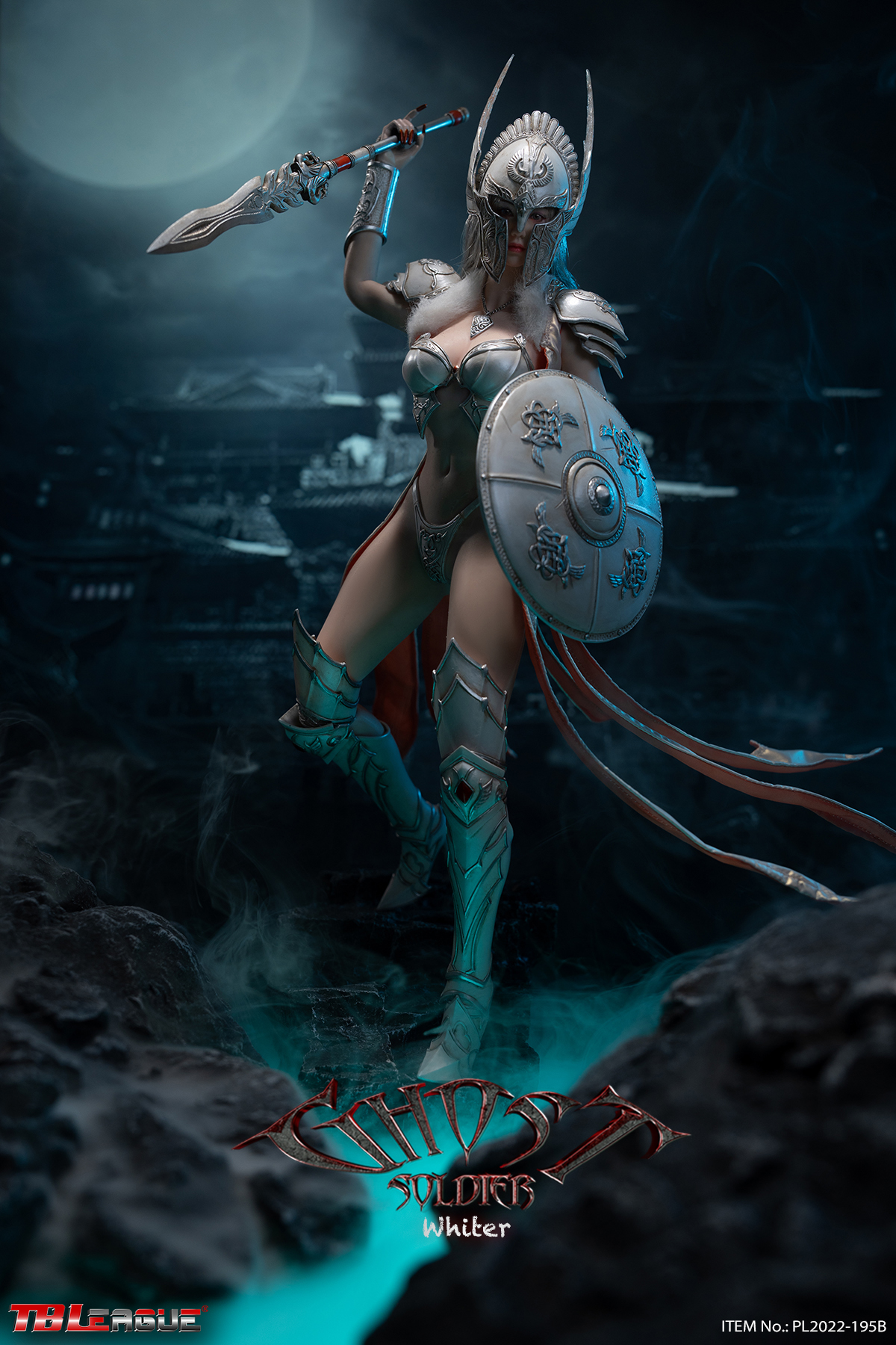 TBLeague 1/6 Ghost Female Soldier White Figure [PL2022-195] - EKIA