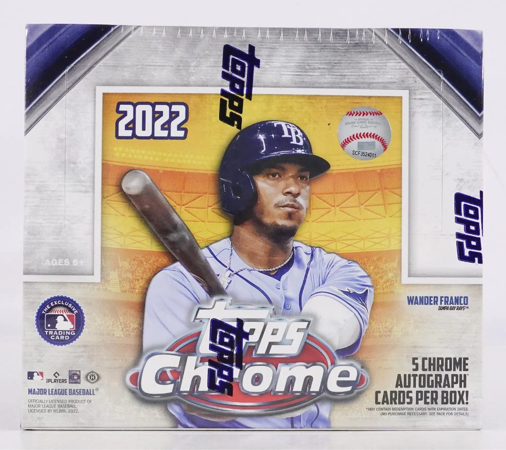 2022 Topps Chrome Baseball Hobby Jumbo 8 Box Case