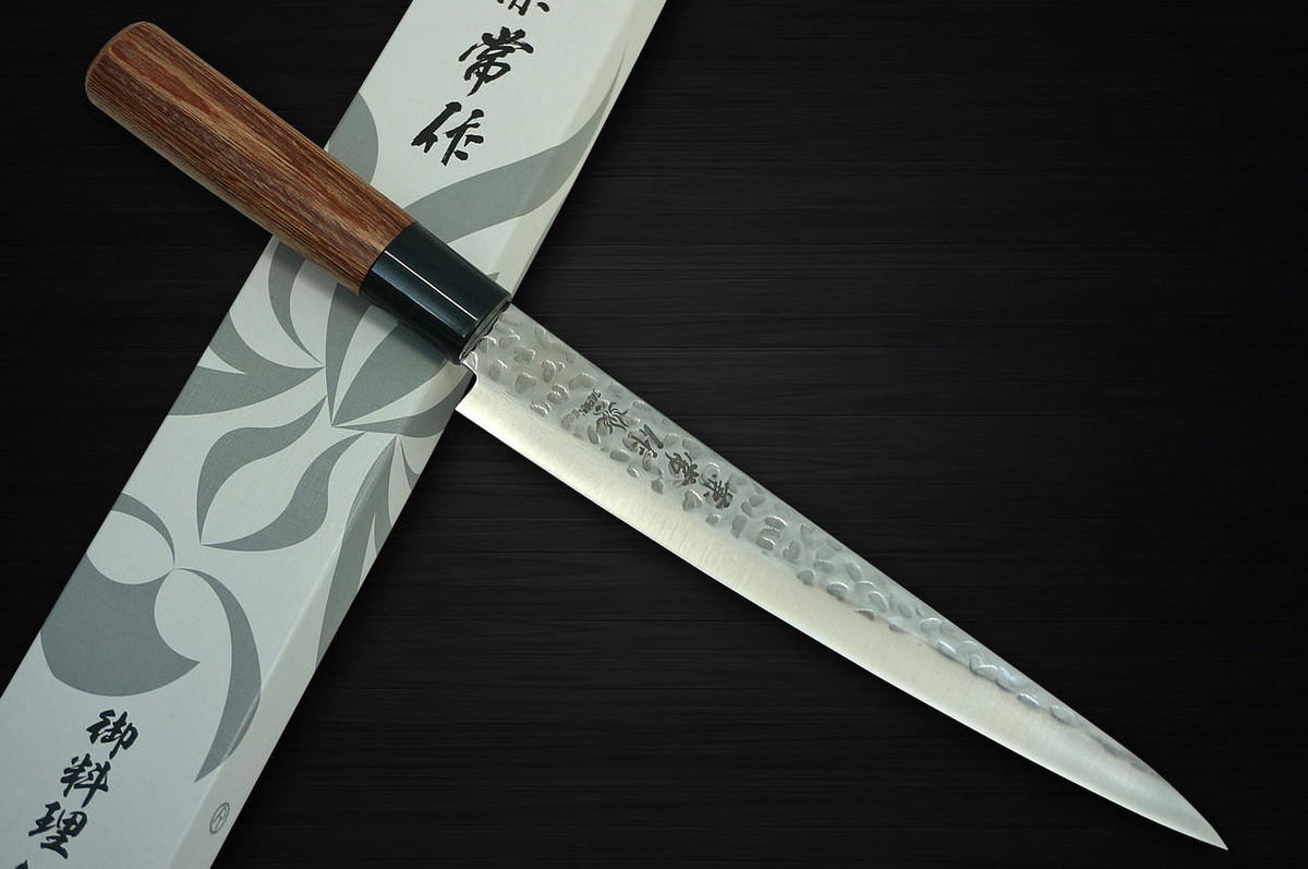 Kanetsune KC-950 DSR-1K6 Stainless Hammered Japanese Chef's Slicer