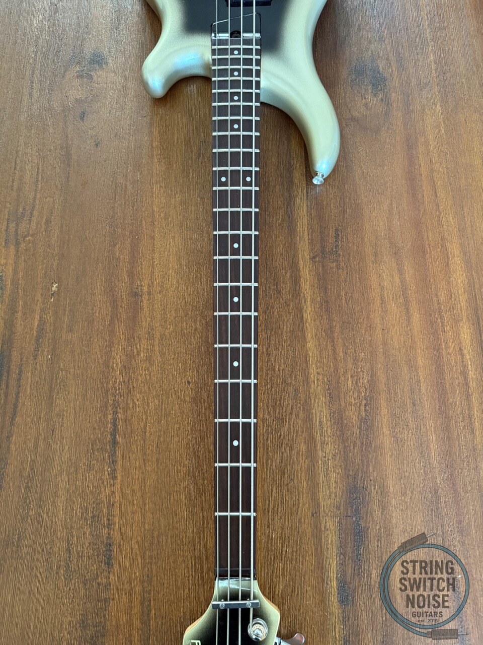 Fernandes Revolver Bass FRB-50, Silver Burst, MIJ, 1990s