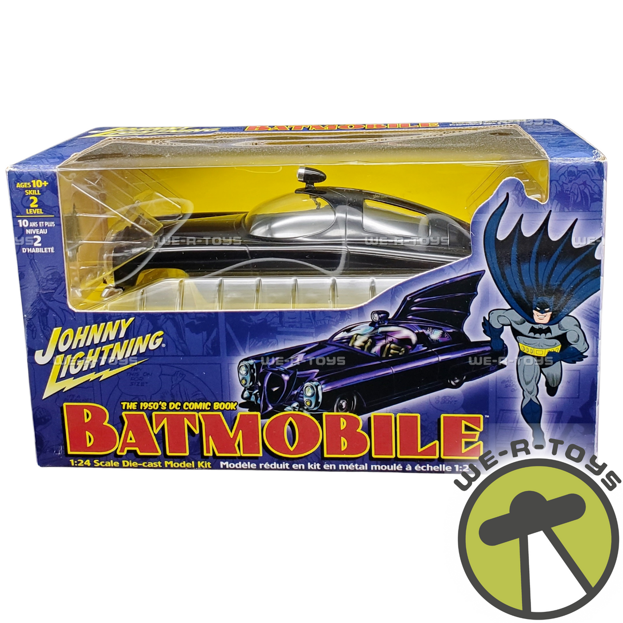 DC 1950s Comic Book Batmobile 1:24 Scale Model Kit 2002 Johnny