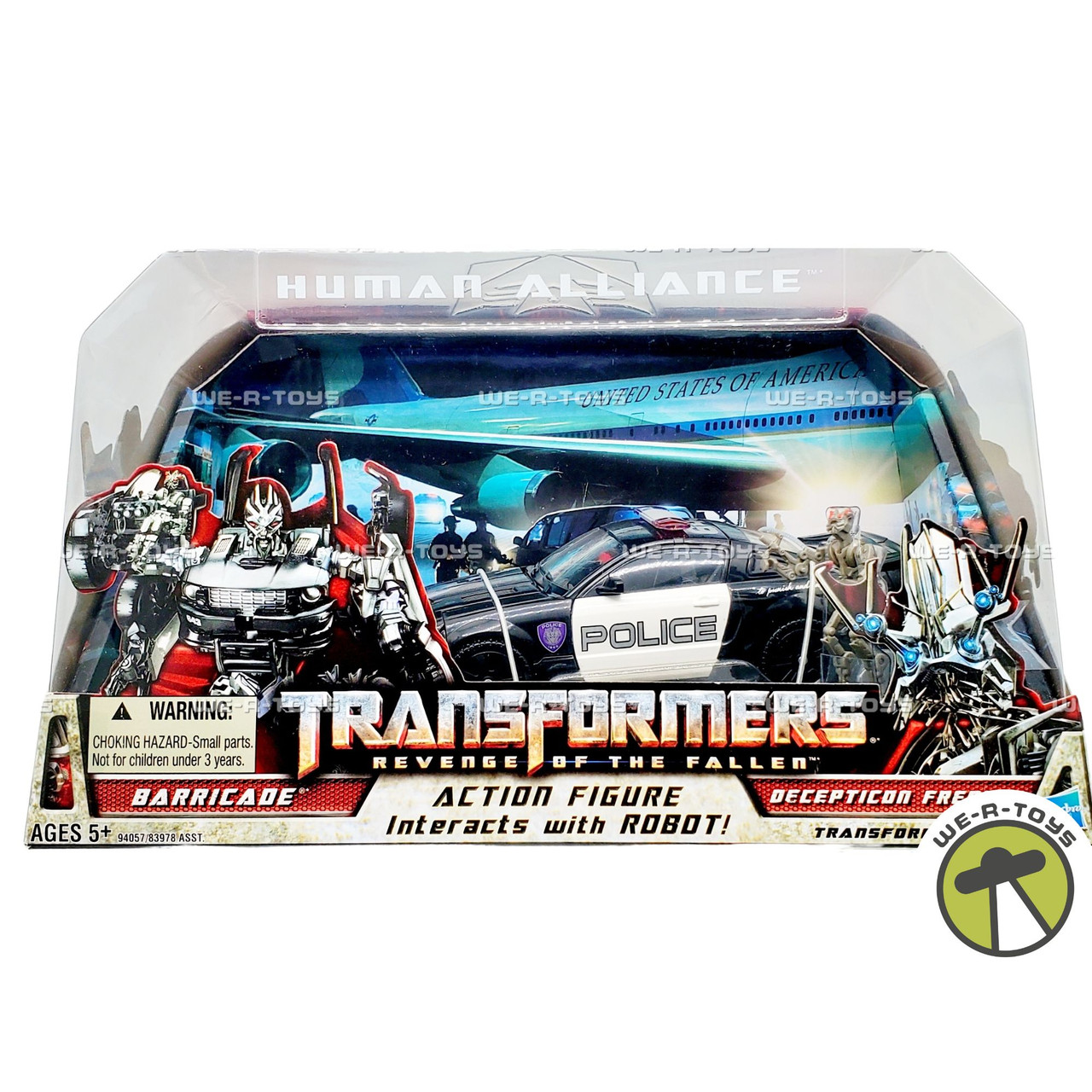 Transformers Human Alliance Barricade with Frenzy Figure Set 2009