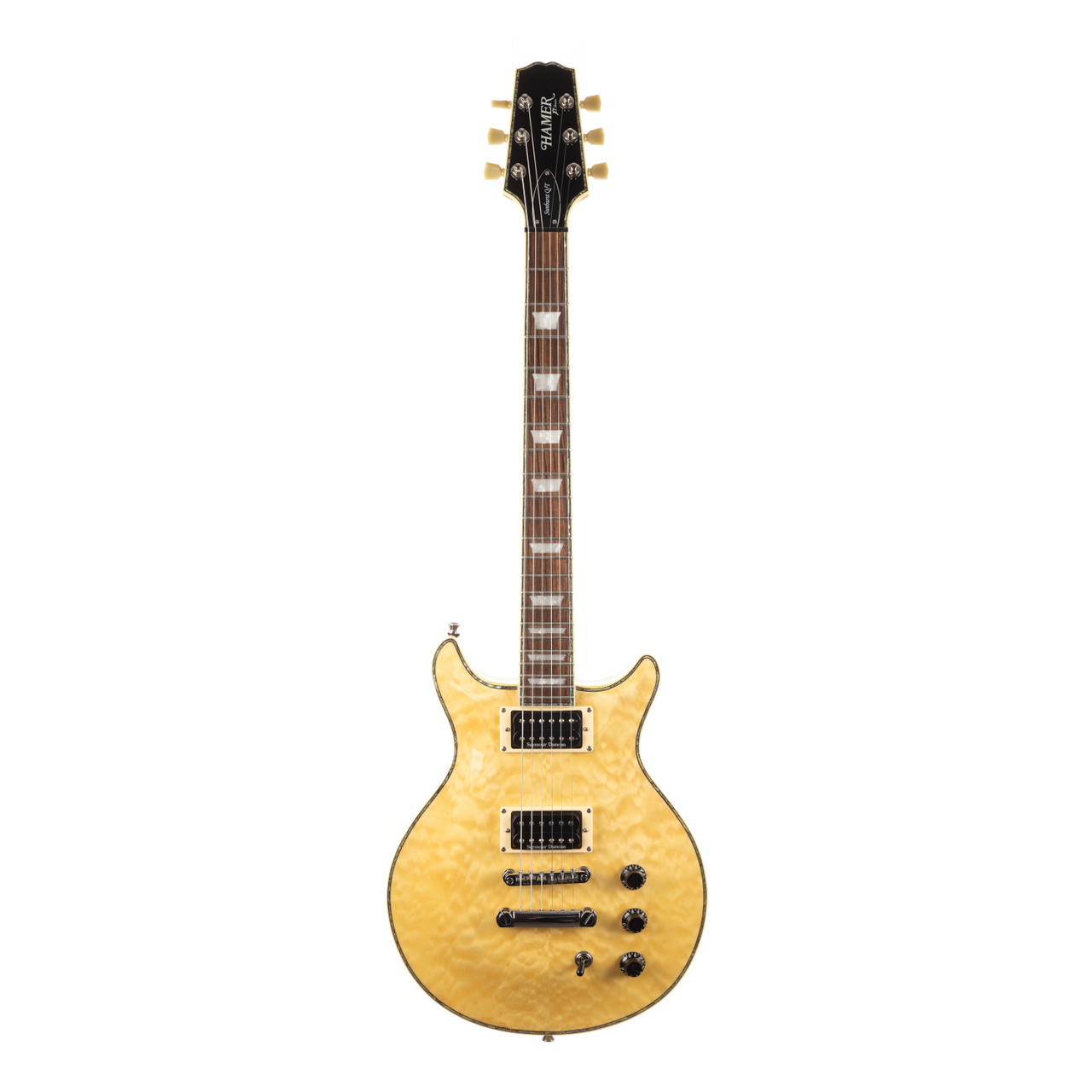 Used Hamer XT Series Sunburst Q/T Natural Quilt Top | Cream City Music