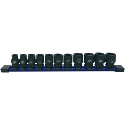ASTRO 13-Piece 1/4” Drive Low Profile Nano Impact Sockets - Metric