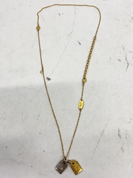 LOUIS VUITTON(ルイヴィトン) / ネックレス・ナノグラム_GLD/メッキ