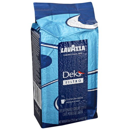 Lavazza 3431, 8 oz Dek Medium Roast Whole Bean Decaf Filter Coffee