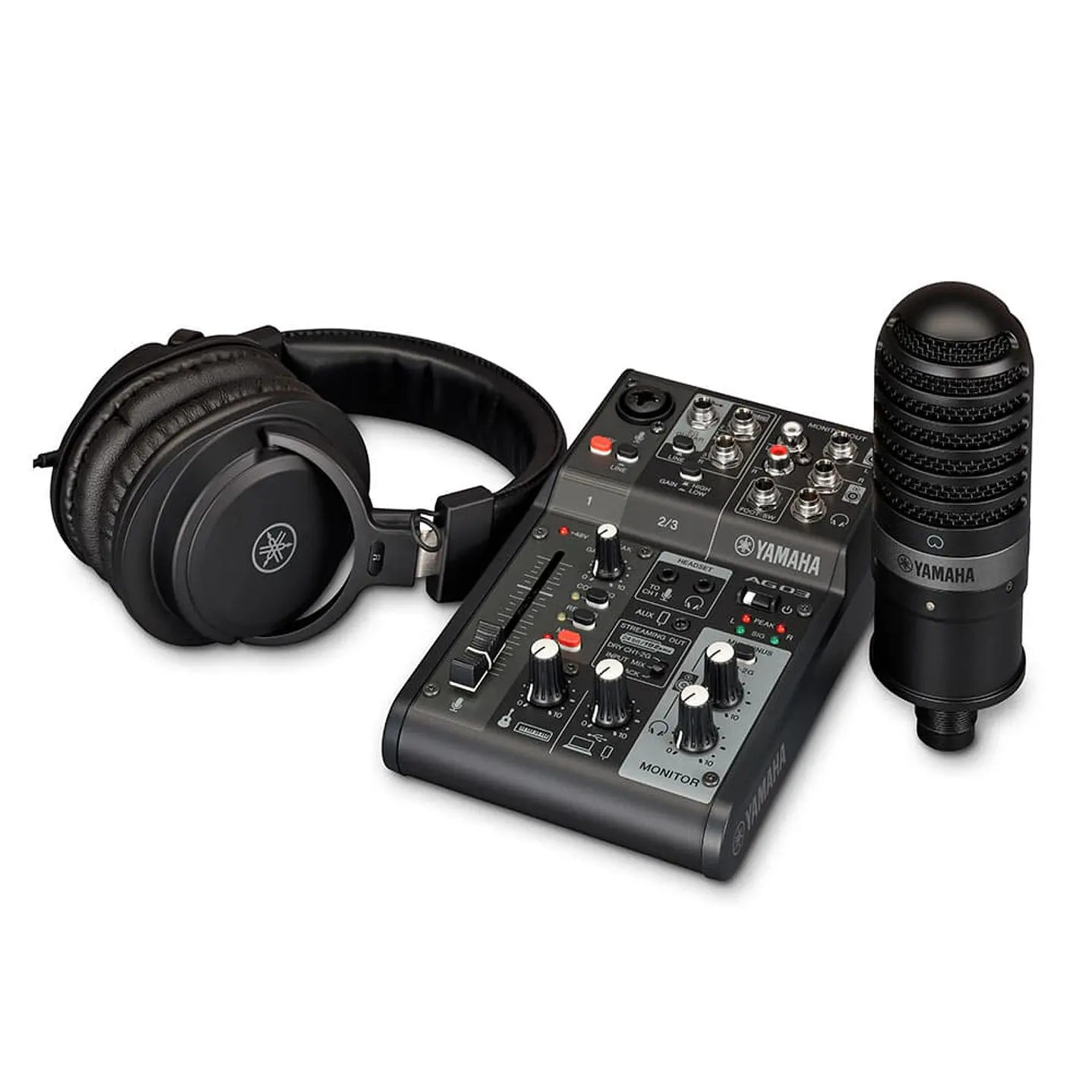Live Streaming Pack Mezclador + Micrófono + Audífonos Yam