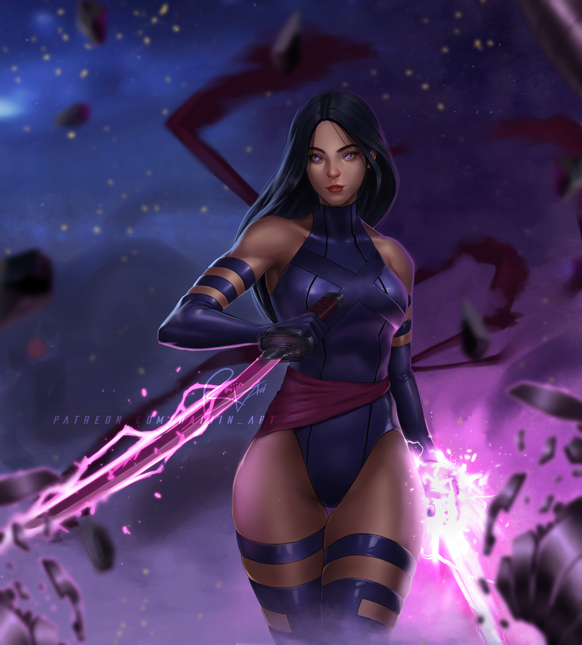 Raijin Art - Xmen - Psylocke
